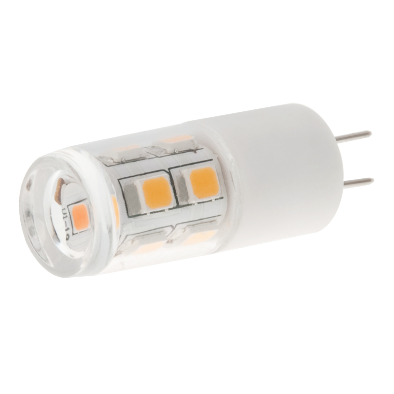 12V AC/DC, Back-Pin Tower T3 JC G4 LED Bulb, 1.5 Watts, 15W Equivalent, 5-Pack 12V AC/DC, Back-Pin Tower T3 JC G4 LED Bulb, 1.5 Watts, 15W Equivalent, 5-Pack